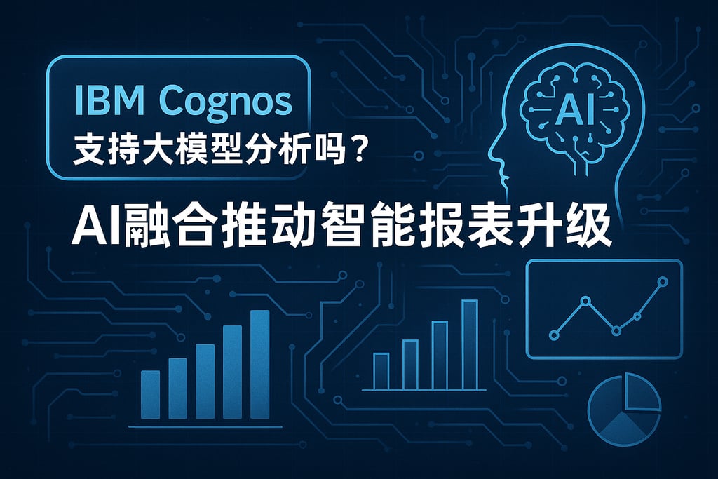 IBM Cognos支持大模型分析吗？AI融合推动智能报表升级